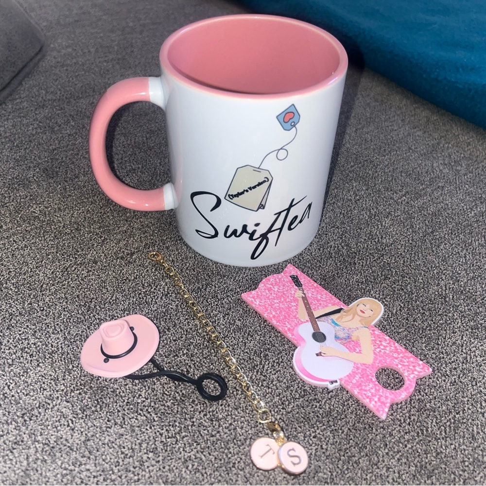 Skyrae* New! Taylor Swift Swiftea Coffee Mug and Tumbler Accessories Bundle - Picture 2 of 5